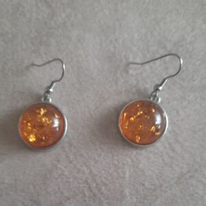 Elegant Amber Earrings
